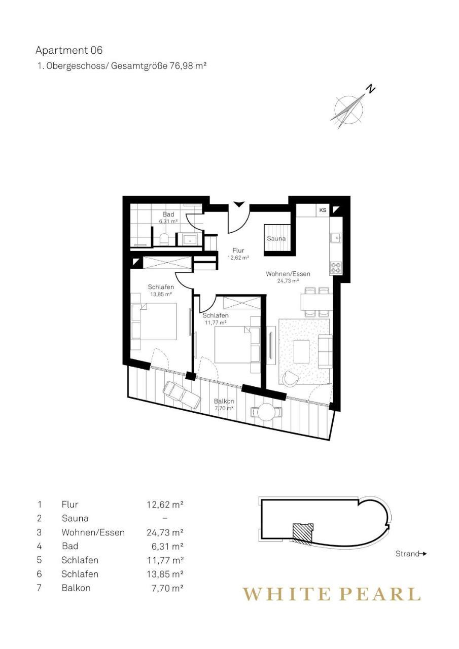 White Pearl Apartment 1.06 ทิมเมนดอร์เฟอร์ ชตรันด์ ภายนอก รูปภาพ